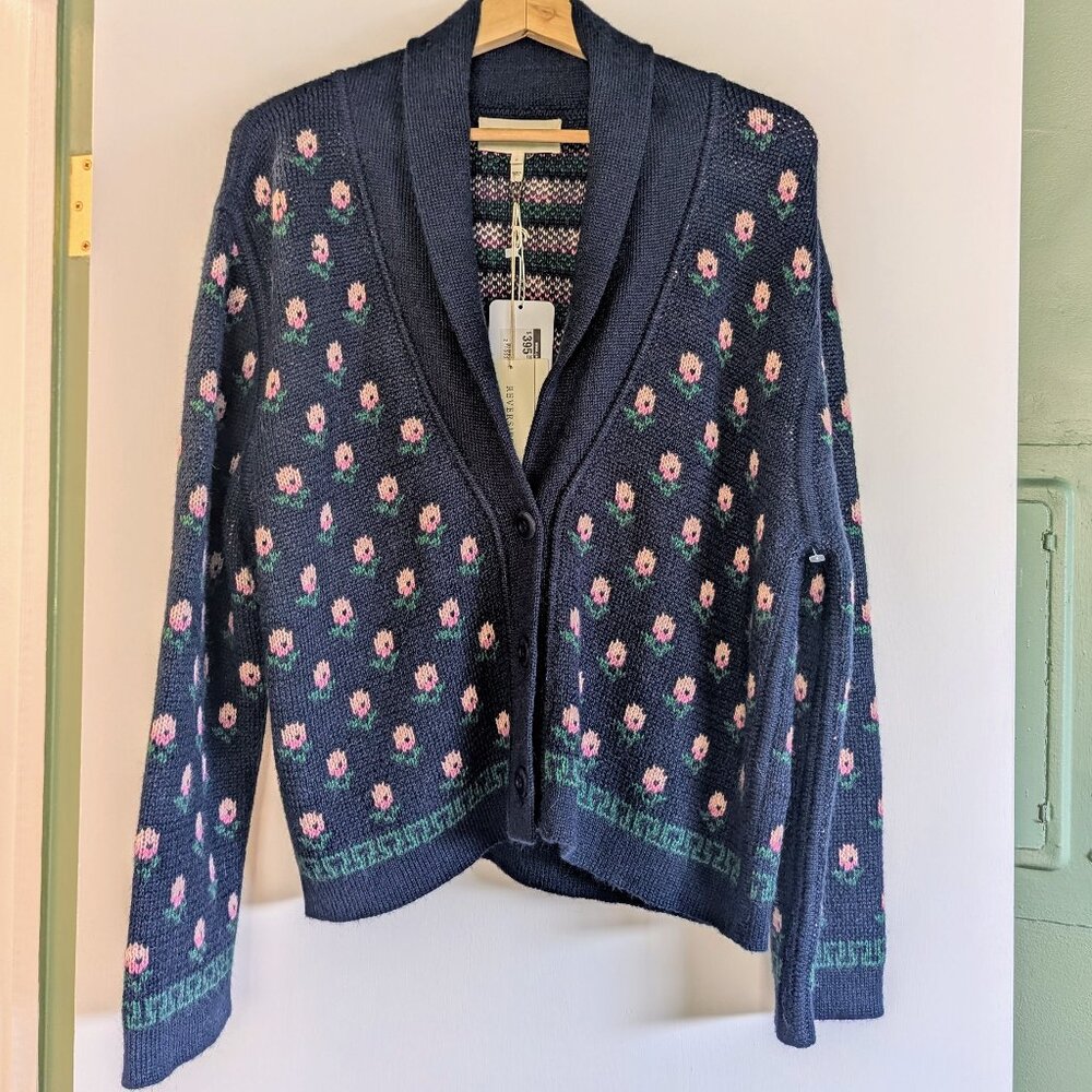 ✨ The Great Bloom Lodge Alpaca Cardigan 0 Poetcore Designer Heirloom Sweater